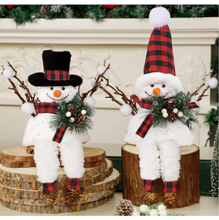 Lulu Home Set of 2 Christmas Snowman